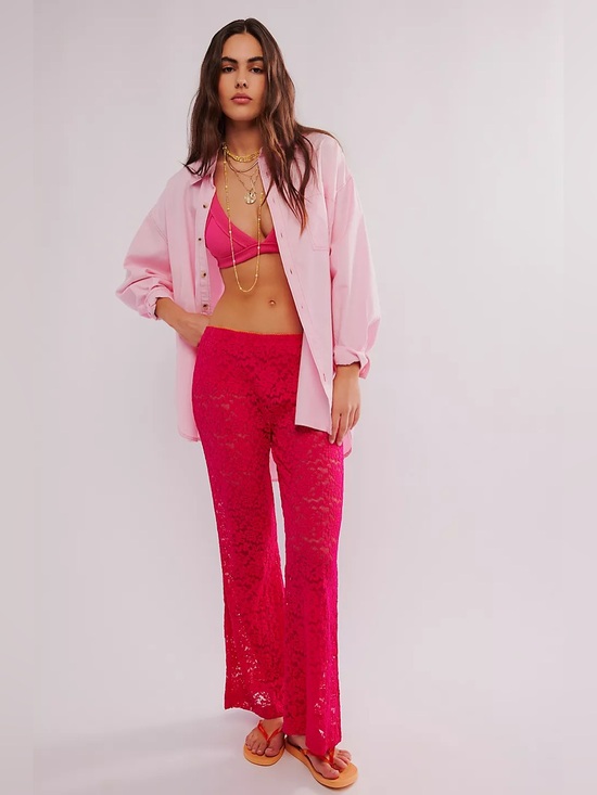 Pants - Free people All Day Lace Flare Pants